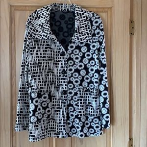 Fun Black and White Jacket from Kaktus